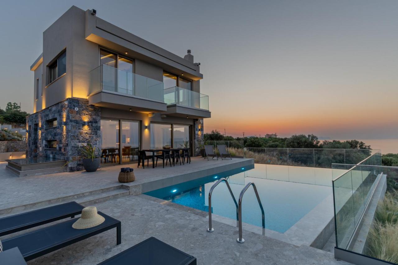 Villa Onyx - With Private Heated Pool Atsipopoulo ภายนอก รูปภาพ